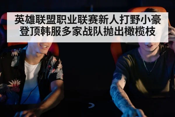 英雄联盟职业联赛新人打野小豪登顶韩服多家战队抛出橄榄枝